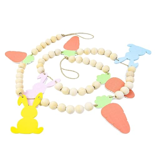 Bunny Carrot Banner, Holiday Pendant Wall, Länge 125 cm, Niedlicher Spring Home Dekoration für Happy Easter Theme Birthday Party Background, Material Sturdy Bunny Carrot Banner, Holiday Pendant Wall, Länge 125 cm, Niedlicher Spring Home Dekoration für Happy Easter Theme Birthday Party Background, Material Sturdy von Générique