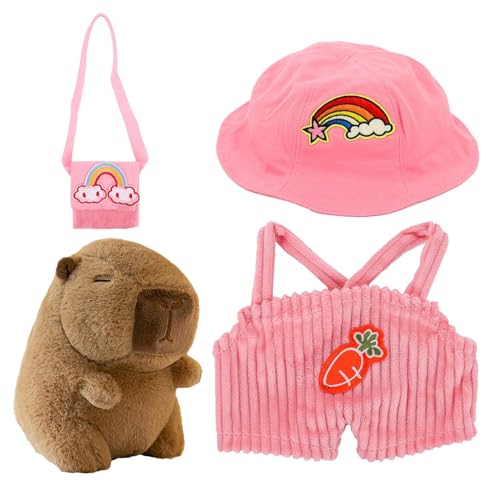 Capybara , Dress Up Capybara, Soft Capybara Puppe, lustiges Capybara Spielzeug, Capybara Stuffed Toy, Plüschtierpuppe, Capybara Plüschtier, 25 cm Capybara Toy, für Wohnzimmer, Schlafzimmer, Capybara , Dress Up Capybara, Soft Capybara Puppe, lustiges Capybara Spielzeug, Capybara Stuffed Toy, Plüschtierpuppe, Capybara Plüschtier, 25 cm Capybara Toy, für Wohnzimmer, Schlafzimmer, von Générique