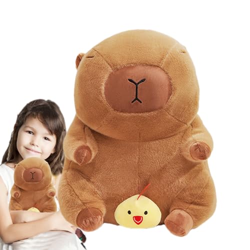 Capybara Plüschtier, Capybara Plüschtier, weiche Capybara Puppe, bequemes Capybara Plüschkissen 13,8 Zoll, Capybara Plüschpuppe aus weichem und niedlichem Plüsch für F von Générique