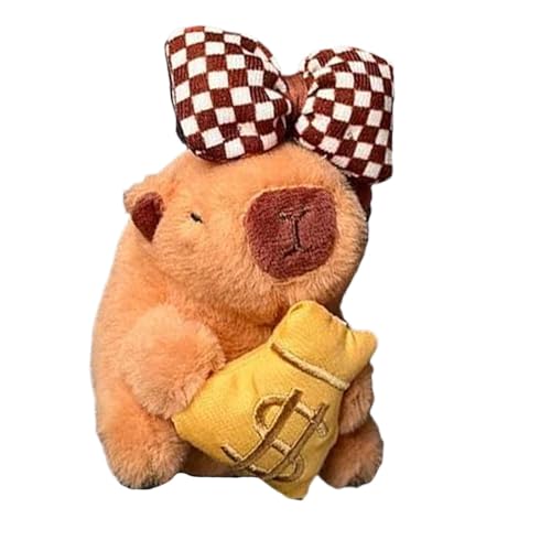 Capybara Plüschtier, niedlich, Capybara | Auto-Innendekoration, Capybara, Auto-Ornament, Tierplüsche, realistische Armaturenbrett-Dekorationen für Armaturenbrett, Flug von Générique