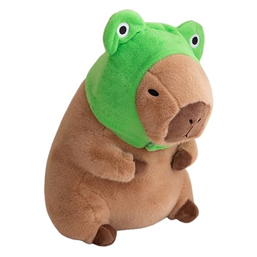 Capybara Plüschtier | 28,9 cm (11 Zoll) mit niedlichen Frisuren, niedliche Capybara-Plüschtiere, Capybara für Erwachsene und Mädchen, weiche Tiere, exquisites Design, große Anwendungen von Générique