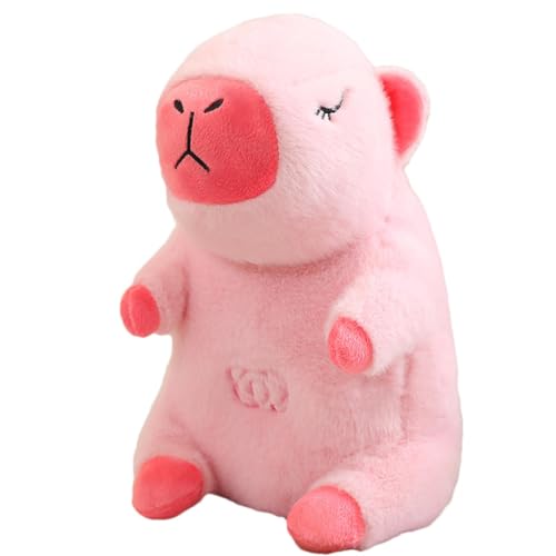 Capybara Plüschtier – weiches Capybara Plüschtier | Capybara Plüschfigur mit Licht, Capybara Kuschelspielzeug mit einstellbarer rhythmischer , weiche Puppen für und Erwachsene von Générique