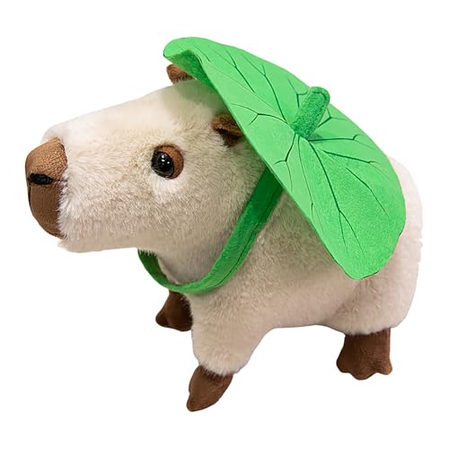Capybara Stuffed Tier, Capybara Plüsch-Cartoon-Figur, Plüsch + PP-Baumwolle, weich und exquisit, bequemes Sofa-Unternehmen, für Jungen und Mädchen, Spielen und fantasievollen Spaß, 26 cm Capybara Stuffed Tier, Capybara Plüsch-Cartoon-Figur, Plüsch + PP-Baumwolle, weich und exquisit, bequemes Sofa-Unternehmen, für Jungen und Mädchen, Spielen und fantasievollen Spaß, 26 cm von Générique
