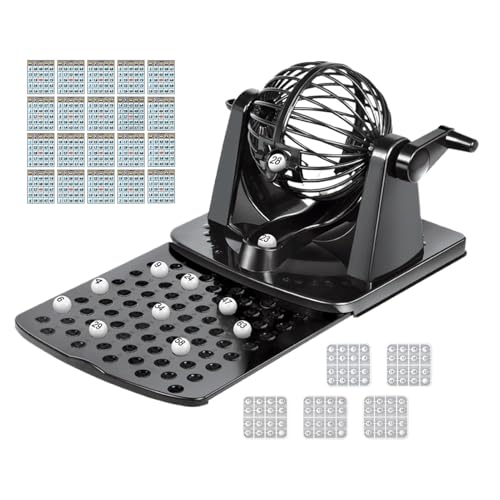 Card Game with Cage, 75 Small Balls and 20 Cards, Group Activities Card Game, Fortunate Card Game Set, Fun Family Gathering Game, Fortunate Card Game for Friends, Hotel, Cafe, Club, Social Games von Générique