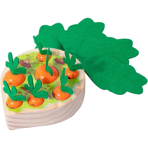 Carrot Fine Motor Toy – Sortierspiel für Babys | Vorschul-Lernspielzeug, Koordinationsspielzeug für Kinder, sortiertes Puzzle aus Holz, Lernneuheit, feinmotorisch für L Carrot Fine Motor Toy – Sortierspiel für Babys | Vorschul-Lernspielzeug, Koordinationsspielzeug für Kinder, sortiertes Puzzle aus Holz, Lernneuheit, feinmotorisch für L von Générique