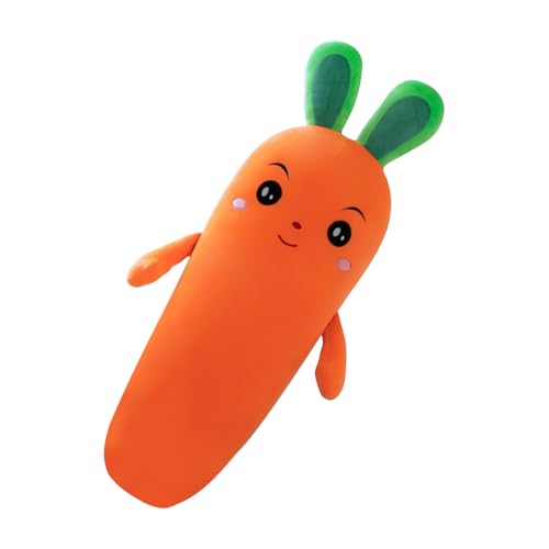 Carrot Plush Pillow Toy, Cartoon Bunny Cushion, 70 cm, Soft Stuffed Vegetable Design, Cozy Plush Stoff, für einzigartiges Bed Decor, Long Body Support, Valentine's Day Kids Carrot Plush Pillow Toy, Cartoon Bunny Cushion, 70 cm, Soft Stuffed Vegetable Design, Cozy Plush Stoff, für einzigartiges Bed Decor, Long Body Support, Valentine's Day Kids von Générique
