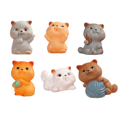 Cat Stress Ball, Soft Fidget Toys, 6-teiliges niedliches Design, Miniatur und quetschbar, neuartiges Stress-Hilfe-Spiel für alle Altersgruppen, Jugendliche, Familie, Schule, Offices, 24 x 8,27 x 1,57 Cat Stress Ball, Soft Fidget Toys, 6-teiliges niedliches Design, Miniatur und quetschbar, neuartiges Stress-Hilfe-Spiel für alle Altersgruppen, Jugendliche, Familie, Schule, Offices, 24 x 8,27 x 1,57 von Générique