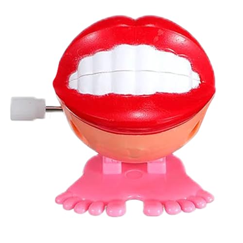 Chattering Teeth Wind Up Toy – Mechanisches Walking Teeth mit kleinem Feet, Vintage animated Gag Gift | Lustiges praktisches Joke Novelty, für und Mädchen, klassische Schreibtischplatte, Comic Chattering Teeth Wind Up Toy – Mechanisches Walking Teeth mit kleinem Feet, Vintage animated Gag Gift | Lustiges praktisches Joke Novelty, für und Mädchen, klassische Schreibtischplatte, Comic von Générique