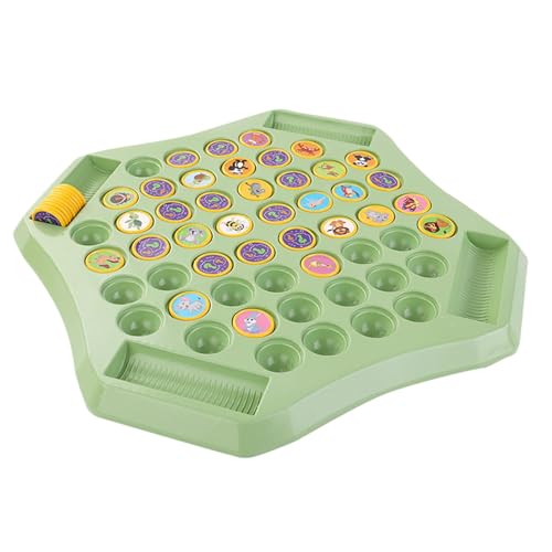 Chess Game, Matching Board. Vibrant Design Easy Setup Tiermuster Bildung Skill Development, Board Game for Kindergarten. Preschool, 30,5 x 30,5 cm von Générique