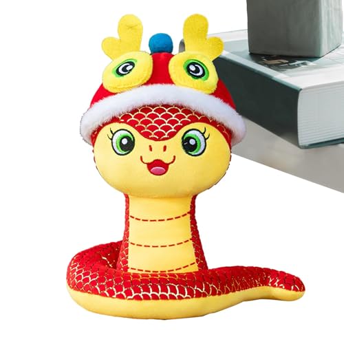 Chinesische Neujahrsschlange Plüschtier, Jahr der Schlange 2025, Frühlingsfest, Maskottchen zum chinesischen Neujahrsdekoration, Plüsch, Tischdekoration für die Party von Générique