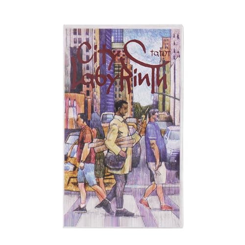 City Tarot, Labyrinth Deck, Full English Fortune Telling Card Set with 78 Pieces, Mystical Wahrsaging Game Spiritual Insight, Tarot Board Tool for Discovery Fun City Tarot, Labyrinth Deck, Full English Fortune Telling Card Set with 78 Pieces, Mystical Wahrsaging Game Spiritual Insight, Tarot Board Tool for Discovery Fun von Générique