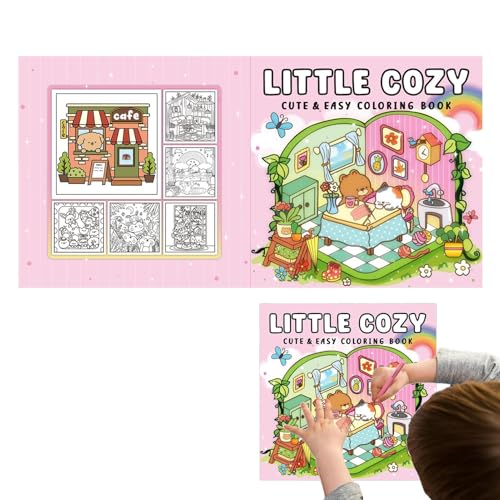 Coloring Book, Easy Cozy Workbook, Portable Educational Activity, Preschool Learning for School, Kindergarten, Travel Fun, Creative Art for Kids Boys and Girls Coloring Book, Easy Cozy Workbook, Portable Educational Activity, Preschool Learning for School, Kindergarten, Travel Fun, Creative Art for Kids Boys and Girls von Générique