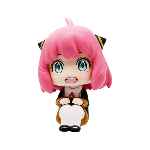 Coole Zahlen, eine Animation – PVC-Animationsfigur sitzende Puppe | Spielzeug zum Sammeln, Kunstfigur, kreative Desktop-Ornamente, Auto-Armaturenbrett-Ornamente für A von Générique