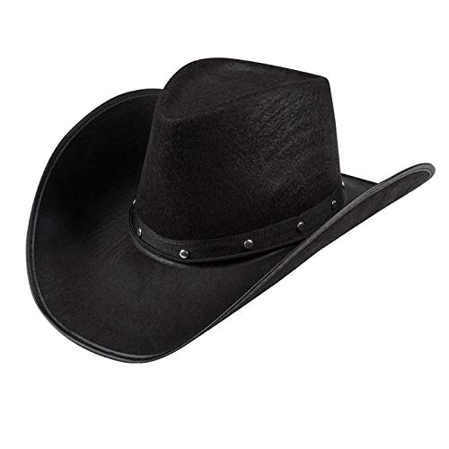 Boland - Cowboy Hut Wichita, Filzhut, Sheriff, Wilder Westen, Verkleidung, Kostüm, Karneval, Mottoparty, Schwarz Boland - Cowboy Hut Wichita, Filzhut, Sheriff, Wilder Westen, Verkleidung, Kostüm, Karneval, Mottoparty, Schwarz von Boland
