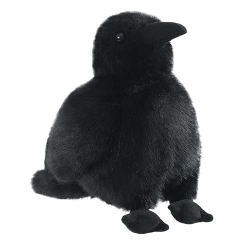 Crow Plush, Raven Toy, Soft Stuffed Animal for Collectors, Enthusiasts, Birthdays, Holidays, Bedroom Decoration, 9.84 x 9.84 inches, 170 g, Plush PP Cotton Material, Black Crow Plush, Raven Toy, Soft Stuffed Animal for Collectors, Enthusiasts, Birthdays, Holidays, Bedroom Decoration, 9.84 x 9.84 inches, 170 g, Plush PP Cotton Material, Black von Générique