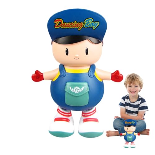 Dancing Big Head Boy, Kids Early Learning Toy 8,58 x 4,52 Zoll, tragbar, elektrisches Licht, Musik, Lernspielzeug, niedliches Tanzspielzeug, Cartoon-Character für Spielzeit Dancing Big Head Boy, Kids Early Learning Toy 8,58 x 4,52 Zoll, tragbar, elektrisches Licht, Musik, Lernspielzeug, niedliches Tanzspielzeug, Cartoon-Character für Spielzeit von Générique