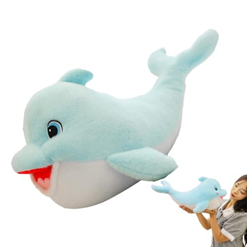 Delfin Plüschtier Delfin Spielzeug Kuschelkissen Kuschelkissen für Meerestiere Plüschtiere Delfin Plüschtiere Weiches Kuschelkissen für Mädchen Schlafkissen Schlafzimmer Dekoration von Générique