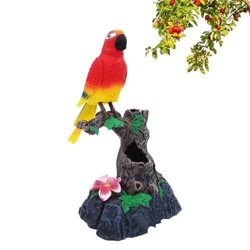 Der sprechende wiederholt, was Sie sagen, realistisch singende und zwitschernde - Sparrow Bird wiederholt, was Sie sagen, elektrisches Induktionsspielzeug für Papageien für Garten Der sprechende wiederholt, was Sie sagen, realistisch singende und zwitschernde - Sparrow Bird wiederholt, was Sie sagen, elektrisches Induktionsspielzeug für Papageien für Garten von Générique