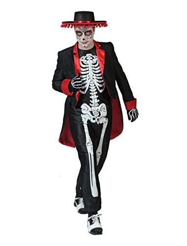 Generique - Dìa de los Muertos Halloween Kostüm für Herren von Funny Fashion