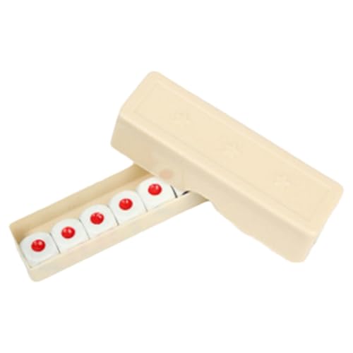 Dice Magic Trick, Magic Kit Accessories with Small Dice, 9.5x2.7x2.7cm/3.74x1.06x1.06 inches Close-Up Magic Trick Box for Chinese New Year, Valentine's Day, Parties, Gatherings von Générique