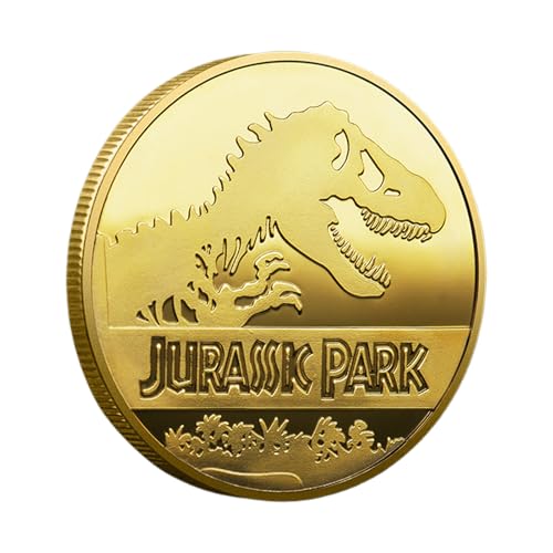 Dinosaurier-Ecke, seltenes Sammeln, Andenken aus Metall, doppelseitiges Design, Handwerk, für Erwachsene, Graduierung, Geburtstag, drinnen und draußen, Haus, Wohnzimmer, Abenteuer von Générique