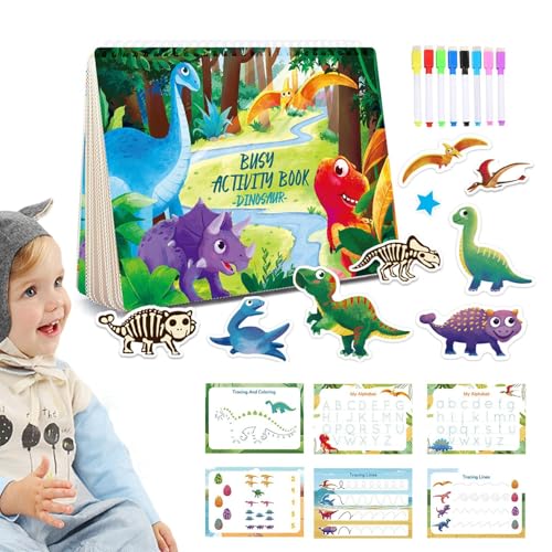 Dinosaurier-Themen beschäftigt für Kinder | Dinosaurier Sensory Educational Travel Toys – Preschool Learning Fine Motor Skills Toys für Kinder, Mädchen, , Freunde Dinosaurier-Themen beschäftigt für Kinder | Dinosaurier Sensory Educational Travel Toys – Preschool Learning Fine Motor Skills Toys für Kinder, Mädchen, , Freunde von Générique