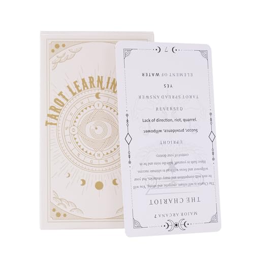 Divine Celestial Tarot Game, 78 Karten, lässig, englisches Wahrsagendeck, Tischspiel für Familie, Freunde, Classmate Gathering, Social Entertainment, 4,06 x 2,36 Zoll von Générique