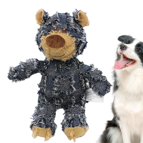 Dog Chew Doll – weiches Plüschtier und leichtes Fellobjekt | Bequemes Haustierzubehör, Tierfigur geeignet für Bisse, weicher Kleber, unscharfe Umarmungen von Générique