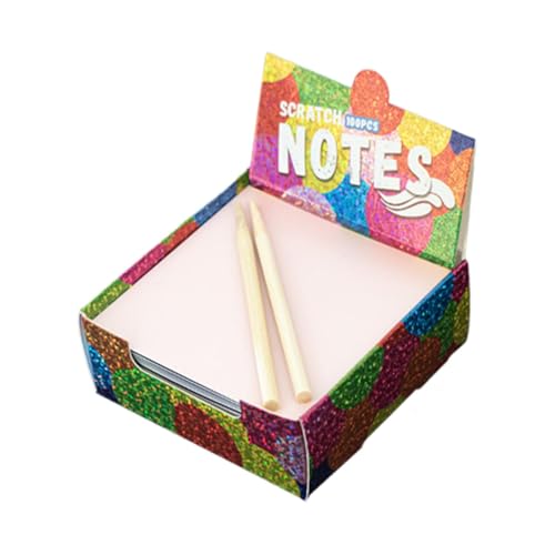 Doodle Pads Crafts Kit, Klett-Off-Crafts Supplies, Toddler Scratch Paper Craft, Scratch Paper Craft Kit, Children's Scratch Paper Projects, Scratch Paper for Kids Crafts von Générique