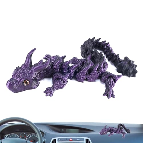 Drache – Drache bedruckt, Schreibtisch-Spielzeug für den Schreibtisch, Drachen-Simulationsspielzeug, flexible Bewegung der Gelenke für die Dekoration des Zimmers von Générique