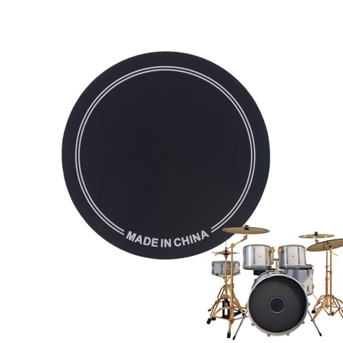 Drumhead Protection Patch – 2 Stück Percussion Guard Sticker, langlebig, langlebig, beständig Pads | Schlagzeug-Patch für Basstrommel mit Kollisionsschutz, transparenter Trommelschutz, Trommelzubehör von Générique