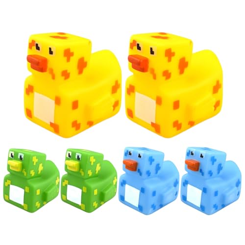 Duck aus Gummi, quadratisch, Gelb Squeak | Gelbe Schalen aus Gummi | Schwimmende Kreuze und Gummi Ducks lose Baby | Partydekoration für Kleinkinder Mädchen G Duck aus Gummi, quadratisch, Gelb Squeak | Gelbe Schalen aus Gummi | Schwimmende Kreuze und Gummi Ducks lose Baby | Partydekoration für Kleinkinder Mädchen G von Générique