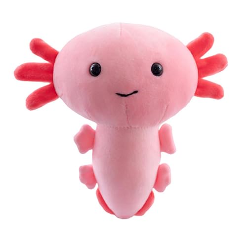 Eidechsenspielzeug aus Plüsch – großes Eidechsen-Plüschtier | Plüschspielzeug Salamander, niedliches Axolotl-Plüschtier | weiches Plüschkissen für Geburtstagsgeschenke von Générique