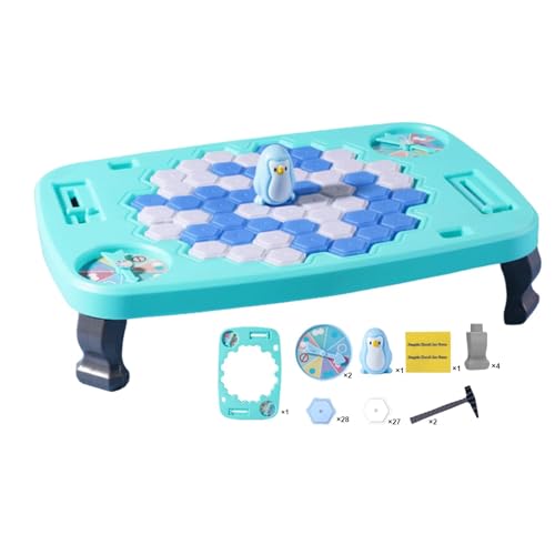 Eisbrecher Pinguin Spiel - Interaktives Spielzeug zum Brechen von Eisblöcken - Eisbrecher Spiel für ab 3 Jahren - Interaktives Pinguinfalle Spiel - Eisbrecherspiel ad von Générique