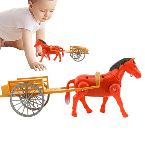 Elektrisches Horse-Spielzeug, Tischdekoration, Retro-Walkingmodell, Vintage-Stil, batteriebetrieben, kompaktes Zubehör für Zuhause, Schule, Daycare Elektrisches Horse-Spielzeug, Tischdekoration, Retro-Walkingmodell, Vintage-Stil, batteriebetrieben, kompaktes Zubehör für Zuhause, Schule, Daycare von Générique