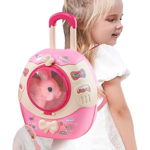Elektrisches Kaninchenspielzeug | Rucksack mit Tier, zum Gehen mit dem Mund der kleinen -Bewegung, die multifunktionalen Aktionen elektrisch erstellt verschiedene Szenarien von JLe Unterhaltung Elektrisches Kaninchenspielzeug | Rucksack mit Tier, zum Gehen mit dem Mund der kleinen -Bewegung, die multifunktionalen Aktionen elektrisch erstellt verschiedene Szenarien von JLe Unterhaltung von Générique