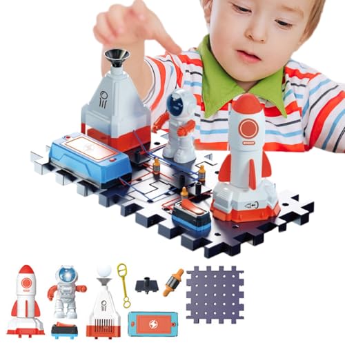 Elektrisches Schaltkreisset für wissenschaftliches Labor für junge Entdecker, pädagogisches physisches Spielzeug und interaktive Bausteine für 7 bis 14 Jahre Elektrisches Schaltkreisset für wissenschaftliches Labor für junge Entdecker, pädagogisches physisches Spielzeug und interaktive Bausteine für 7 bis 14 Jahre von Générique