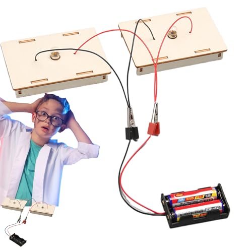 Elektroset für Kinder – Set mit Bildungswissenschaften, Rennstreckenbau-Spielzeug | Physik-Lernmaterial einbinden, perfektes tragbares Experimentierpaket von Générique