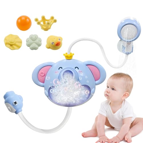 Elephant Bath Sprayer – Seifenblasenmaschine für Badewanne, elektrischer Badespray, Elefant, für Garten, Pool und Spiele 1-5 Elephant Bath Sprayer – Seifenblasenmaschine für Badewanne, elektrischer Badespray, Elefant, für Garten, Pool und Spiele 1-5 von Générique