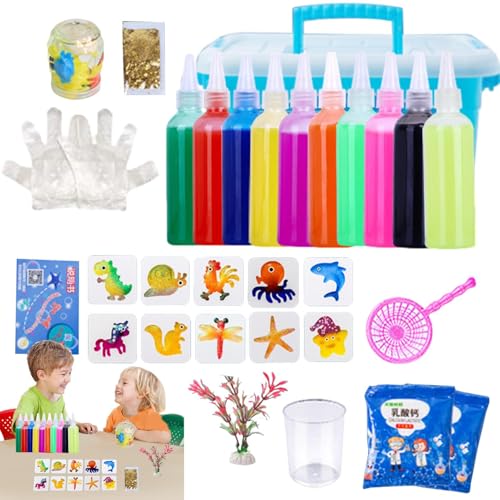 Elff Magic Watter Set - Calciumlaktat und Natriumalginat Malsets | magiccc Water Elff Kitt Nachhaltig mit | Waterr Elff Creative Magic Gel für Kunstmalerei Elff Magic Watter Set - Calciumlaktat und Natriumalginat Malsets | magiccc Water Elff Kitt Nachhaltig mit | Waterr Elff Creative Magic Gel für Kunstmalerei von Générique