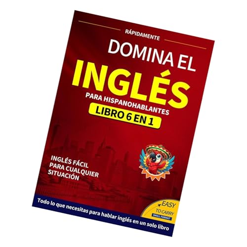 Englisch-Lernbücher für Erwachsene | 6-in-1-D-Übungsheft mit englischem Wortschatz | Lernmaterial für Sprachwörterbuch für Studenten Zuhause Verhandlungen Reise von Générique