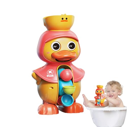 Entenpool Spielzeug, Badespielzeug für | Entenpuppe für Kleinkinder für Pool mit drehbarem Wasserrad - Realistisches Duschwasserspielzeug für Mädchen Entenpool Spielzeug, Badespielzeug für | Entenpuppe für Kleinkinder für Pool mit drehbarem Wasserrad - Realistisches Duschwasserspielzeug für Mädchen von Générique