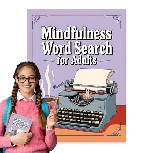 Erwachsene Word Search Books, Relaxing Multilevel Searching Game, Word Find Set Adult to Keep Mind Busy, Activity Games for Stress Relief, Including 400+ Puzzles von Générique
