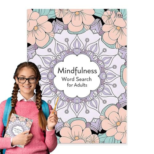 Erwachsene Word Search Books, Relaxing Multilevel Searching Game, Word Find Set Adult to Keep Mind Busy, Activity Games for Stress Relief, Including 400+ Puzzles von Générique