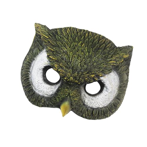 Eulenmaske für Erwachsene, Tier-Maske, Halloween-Eulenkostüm, kreatives Cosplay-Zubehör, detaillierte Maskerademaske, kreatives Eulenkostüm für Halloween und Cosplay Eulenmaske für Erwachsene, Tier-Maske, Halloween-Eulenkostüm, kreatives Cosplay-Zubehör, detaillierte Maskerademaske, kreatives Eulenkostüm für Halloween und Cosplay von Générique