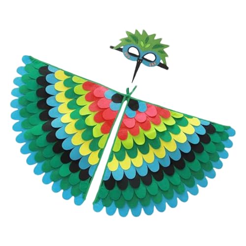 Farben Flügel – Pfau Ekel Kostüm für fantastisches Rollenspielzubehör | Hypoallergene Federkonstruktion, bequeme Schultergurte, dynamische Halloween-Partyflügel Farben Flügel – Pfau Ekel Kostüm für fantastisches Rollenspielzubehör | Hypoallergene Federkonstruktion, bequeme Schultergurte, dynamische Halloween-Partyflügel von Générique