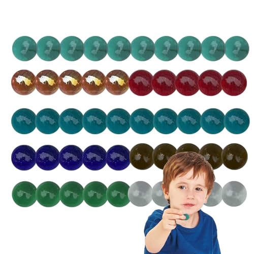 Farbiger Glasmarmor, runde Marmorperlen | Handgefertigte gemischte Farbe Marmor Dekoration | Chinesischer Damespiel-Marmorstein für Vasen, Aquarium, Tisch Farbiger Glasmarmor, runde Marmorperlen | Handgefertigte gemischte Farbe Marmor Dekoration | Chinesischer Damespiel-Marmorstein für Vasen, Aquarium, Tisch von Générique