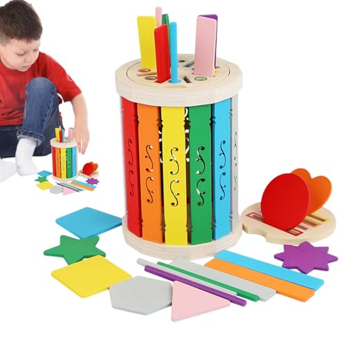 Farbübereinstimmungsspielzeug – Spielzeug zum Sortieren von Farben aus , Sortierbox für Farbformen aus | sensorisches Matching-Spiel zur Förderung der Entwicklung des Wortes von Générique