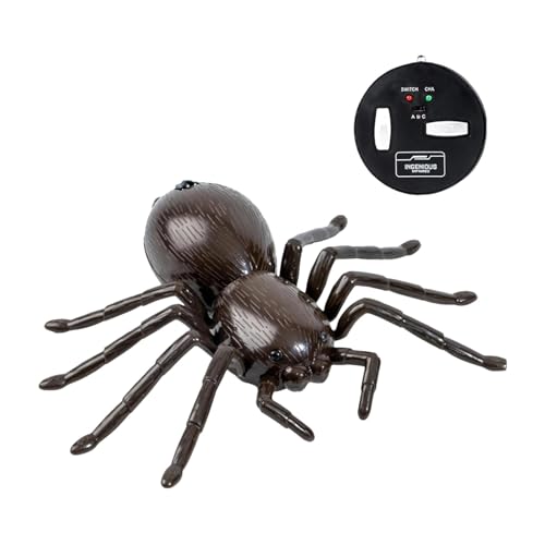 Ferngesteuerte Vogelspinne, realistische Roboterspinne, RC Tarantel mit LED-Augen | Gags und Witzspielzeug, praktisch, mit beweglichen Beinen für Halloween und Weihnachten Ferngesteuerte Vogelspinne, realistische Roboterspinne, RC Tarantel mit LED-Augen | Gags und Witzspielzeug, praktisch, mit beweglichen Beinen für Halloween und Weihnachten von Générique