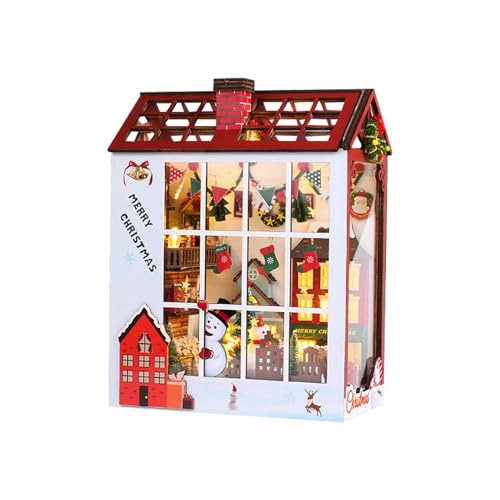 Festival-Buchecken-Set – dekorative Buchstützen aus Holz – Bauhaus, Buchstützen, Regaldekoration – Holzpuzzle Miniaturhaus für Weihnachtsferien Festival-Buchecken-Set – dekorative Buchstützen aus Holz – Bauhaus, Buchstützen, Regaldekoration – Holzpuzzle Miniaturhaus für Weihnachtsferien von Générique